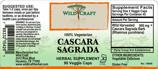 WC cascara sagrada 90cap