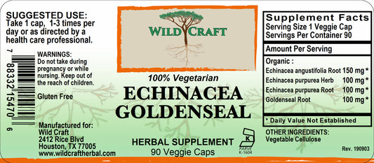 WC echinacea/goldenseal 90cap