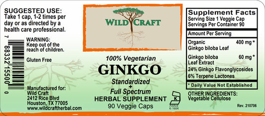 WC ginkgo 90cap