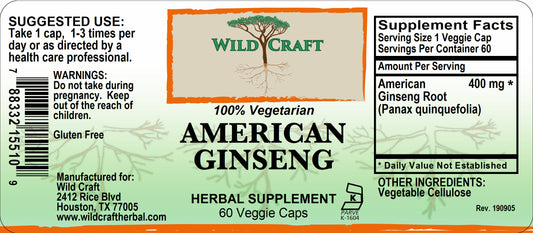 WC american ginseng 90cap