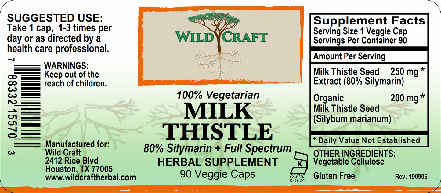 WC milk thistle 90cap