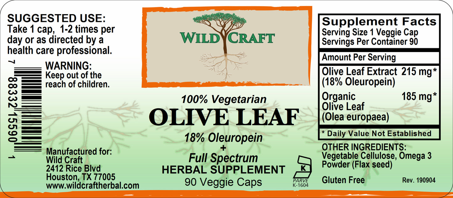 WC olive leaf 90cap