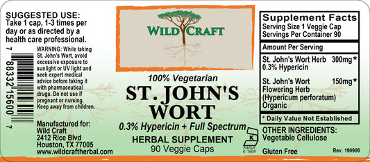 WC st johns wort 90cap