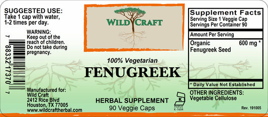 WC fenugreek 90cap