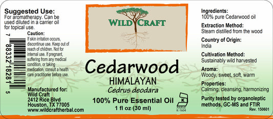 WC essential cedarwood 1oz