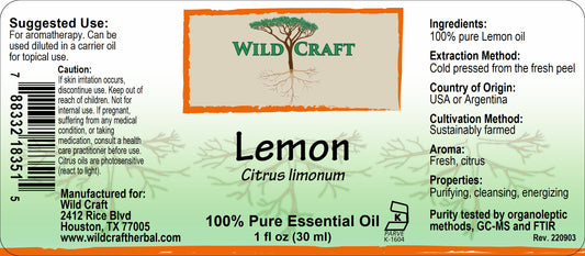 WC essential lemon 1oz