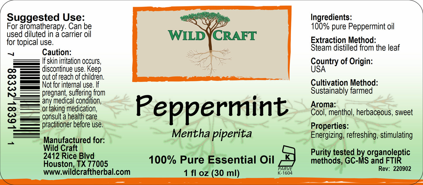 WC essential peppermint 1oz