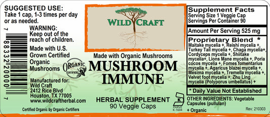 WC mushroom immune 90cap