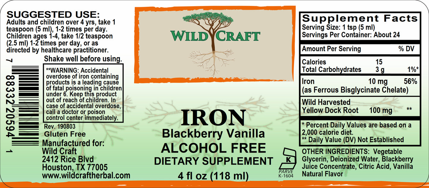 WC iron - liquid 4oz