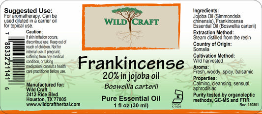 WC essential frankincence 1oz