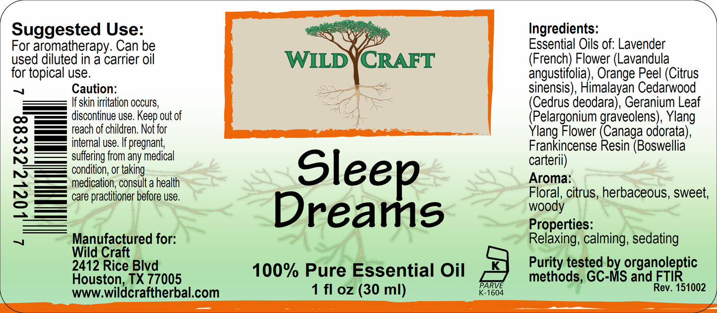 WC essential sleep dreams 1oz