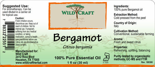 WC essential bergamot 1oz