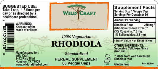 WC rhodiola 60cap